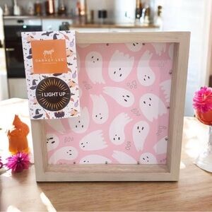 NEW Dabney Lee Summerween Halloween Charming Pink Ghost Light Up Sign